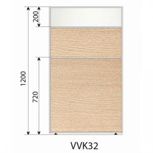 Vách ngăn văn phòng VVK32