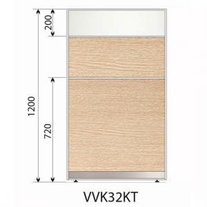 Vách ngăn văn phòng VVK32KT 