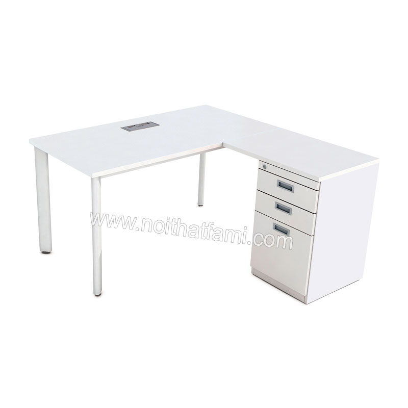 Bàn làm việc chân sắt OV1414SL1-R